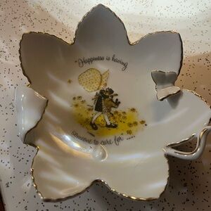 Vintage Holly Hobbie trinket dish 1973 retro